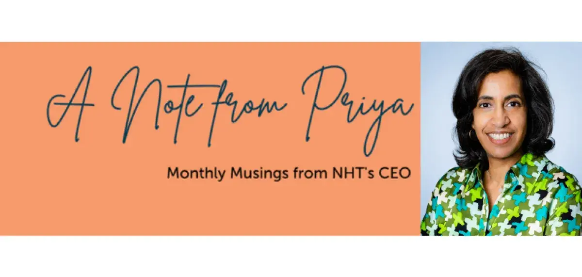 A Note from Priya