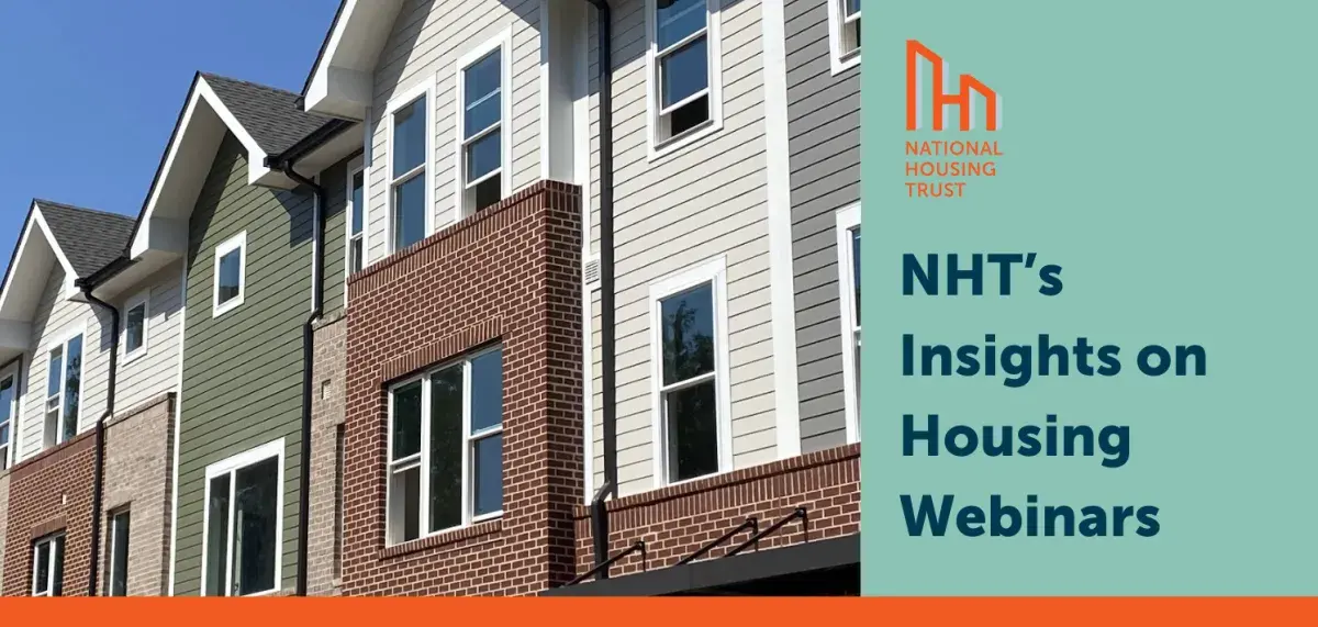 Row of multifamily homes