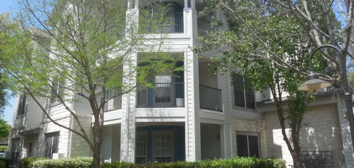 Exterior of Asher apartments