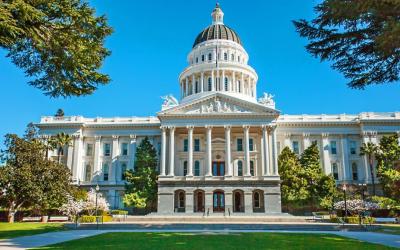 Capitol building of California state
