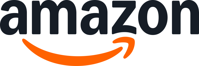 Amazon logo - squid ink and orange
