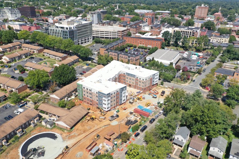 aerial view of the Kindlewood development
